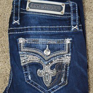 Rock Revival Mid-Rise Skinny Jeans